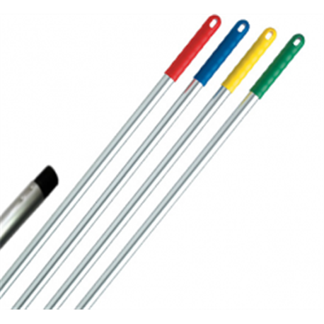 Aluminium steel 145cm, met schroefdraad - Blauw