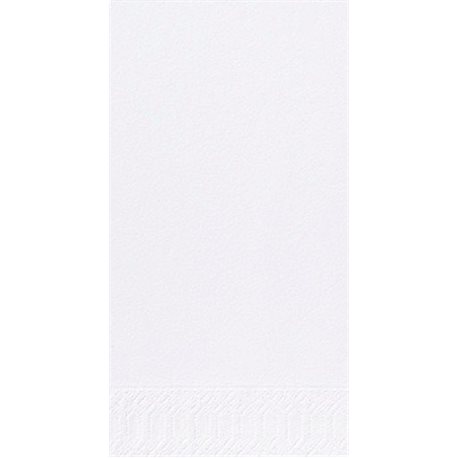 Servet 2 laags Tissue 40x40cm 1/8 vouw wit (Doos: 1200 stuks) Finess