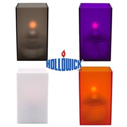 Vierkante acryl houder groot 12 stuks - Lighting Point (Hollowick)